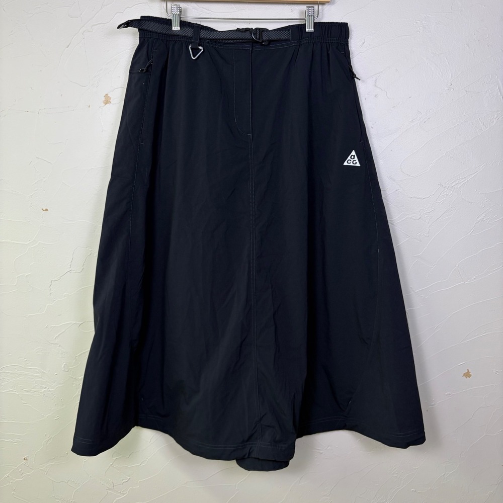NEW Nike ACG Smith Summit Skirt Womens L Black Hiking Gorpcore Techwear New